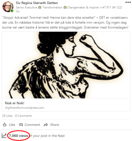 Nok er Nok analyse LinkedIn